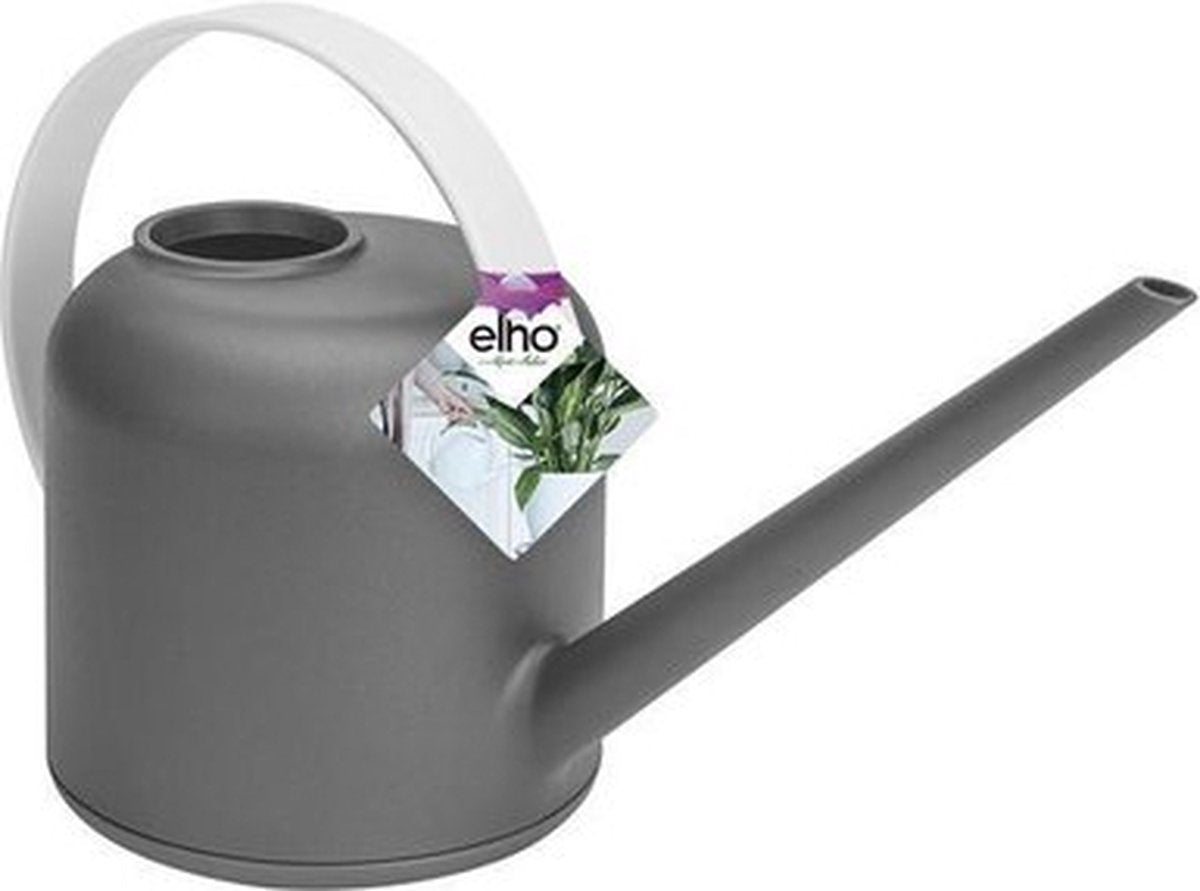 Elho b.for Soft Gießkanne 1,7 Liter – Gießkannen für den Innenbereich – 100 % recycelbar – L31,3 x B13 x H17,2 cm – Anthrazit