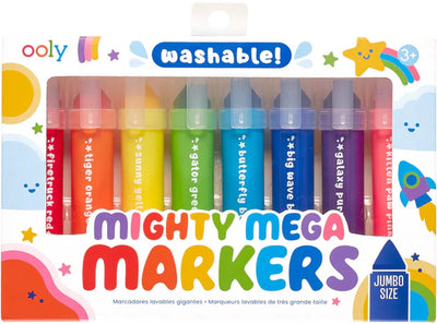 Ooly – mächtige Megamarker – 8 waschbare Farben – perfekt für kleine Hände