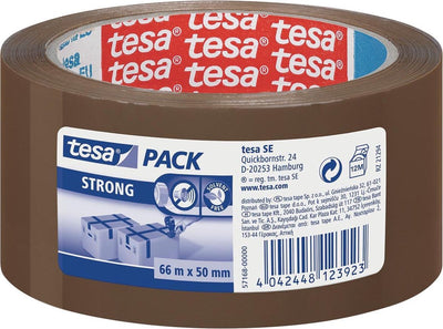 Verpackungsband tesapack geräuscharm 50mmx66m braun