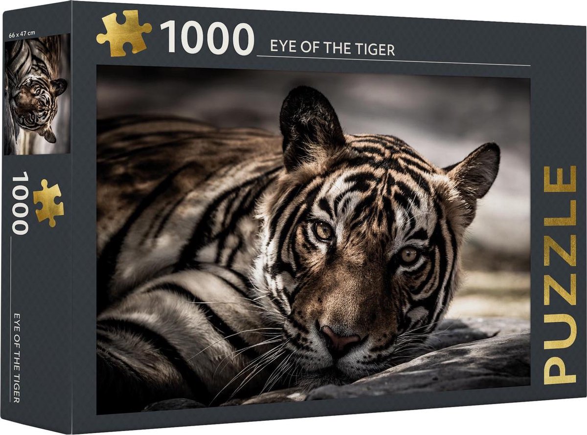 Rebo Productions Puzzle Auge des Tigers 1000 Teile
