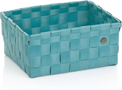 Kela Badezimmer – Neo-Korb 24 x 31 x 14 cm – recycelter Kunststoff – blau