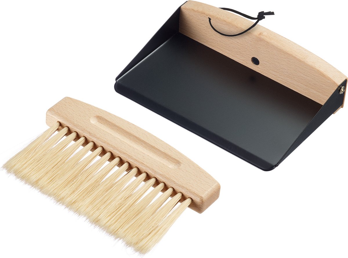 Westmark Tischkehrset – praktisches Set mit Besen und Kehrschaufel zum Aufkehren von Krümeln vom Esstisch, langlebig und kompakt – 154 × 110 × 40 mm