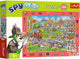 Trefl Puzzle 100 Teile – Spionagetyp – Stadt – Beobachtungspuzzle.