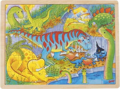 Goki Holzpuzzle Dinos, 48st.