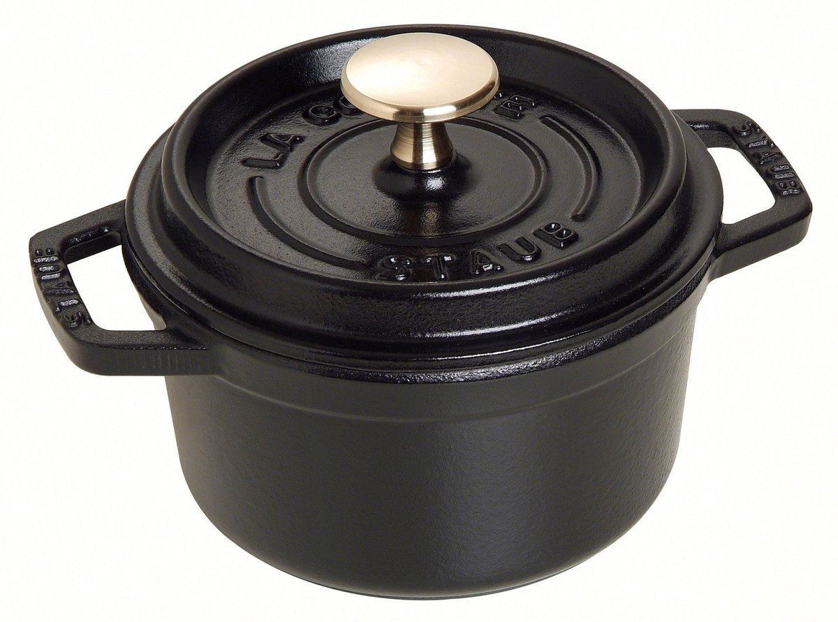 Staub Cocotte-Pfanne - Schwarz - ø 14 cm 800 ml