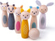 Bigjigs Holzkegelspiel Tierfiguren