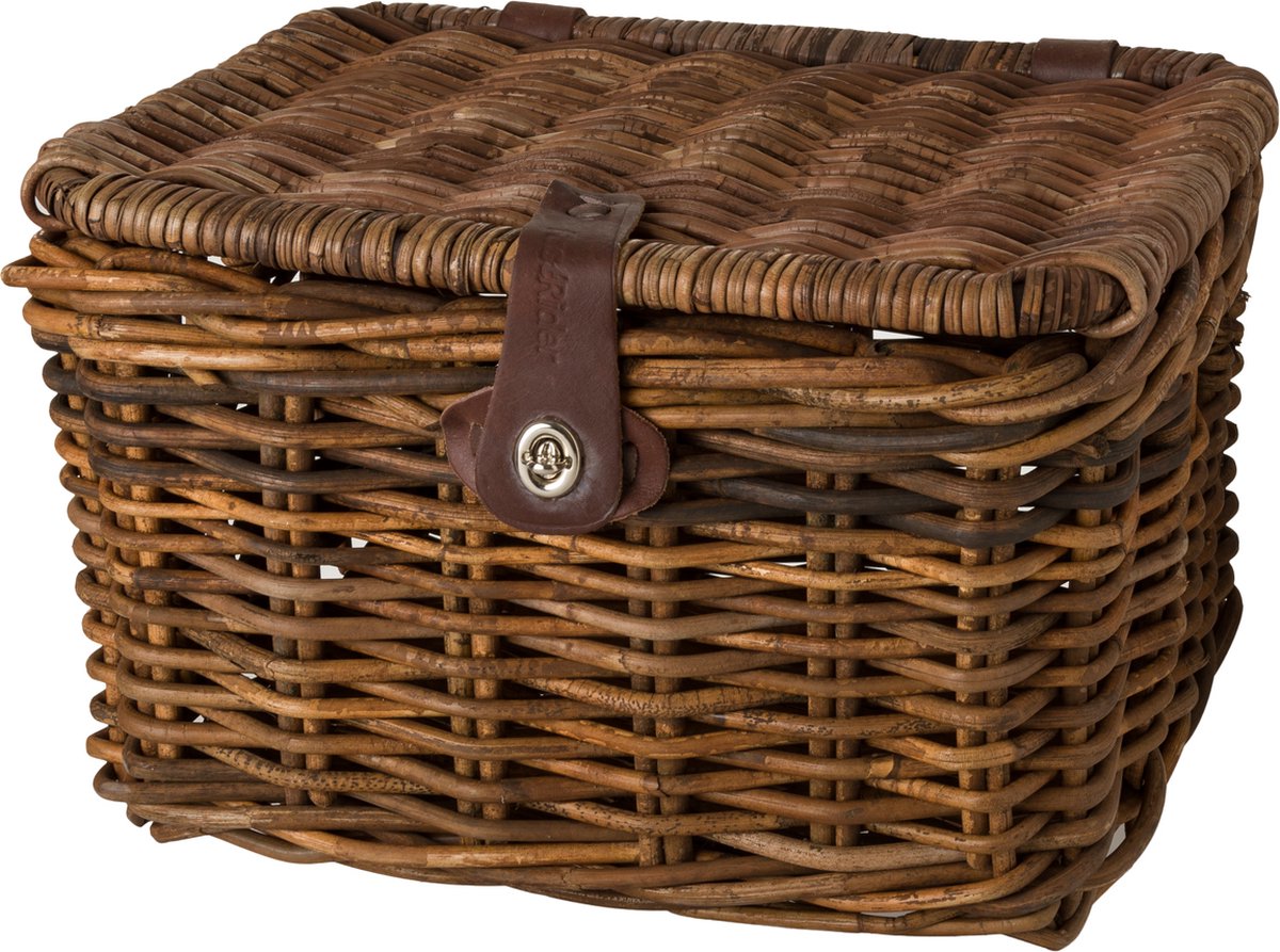 Fastrider Sera Korb Rattan mittelbraun mit Klappe