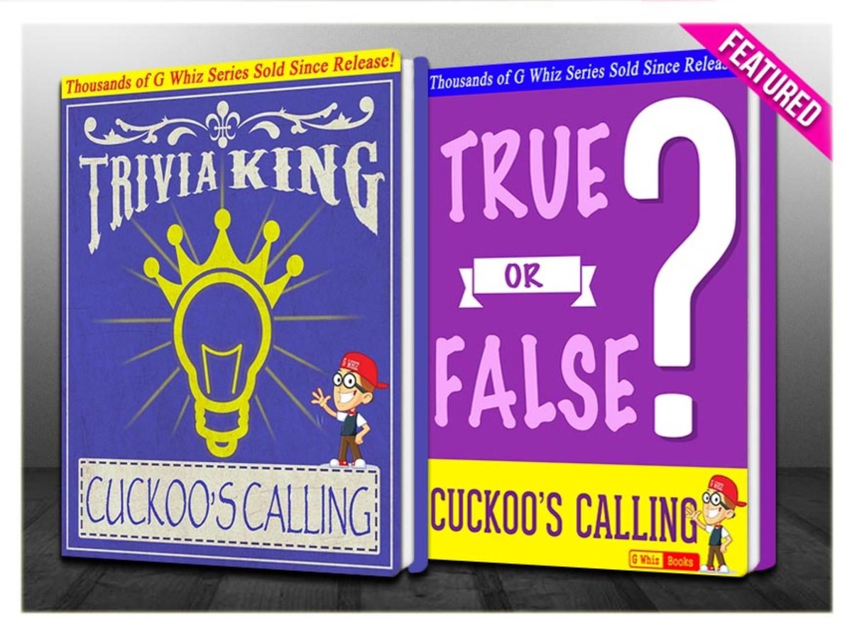 Gwhizbooks.com – Der Ruf des Kuckucks – wahr oder falsch? Trivia-König!