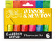 Winsor Newton 2190619 Galeria Acrylfarben-Set fluoreszierend – 6 x 20 ml – Neon Fluo Colors – Acrylfarben-Set