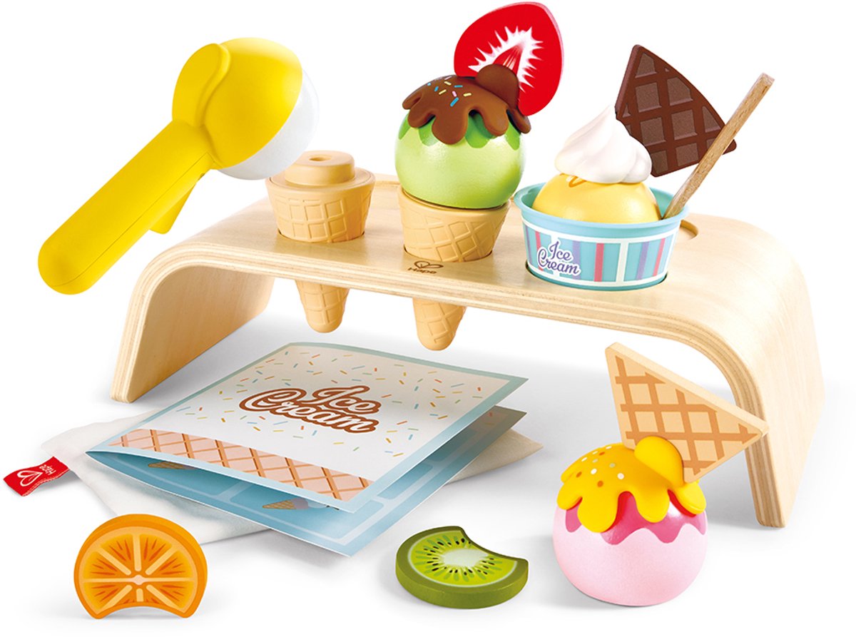 Hape Holzspielzeug Eisdiele Spielset - - ab 24 Monaten