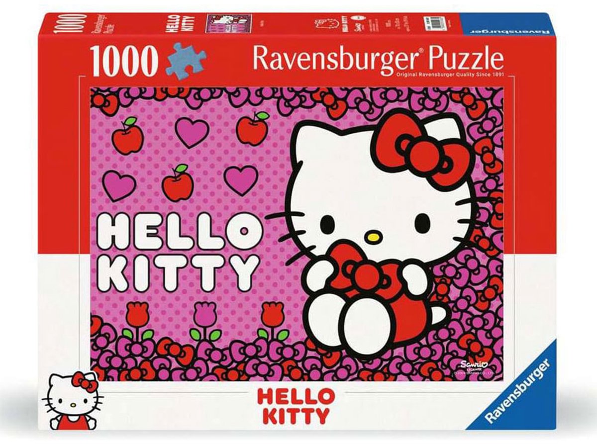 Ravensburger Hello Kitty Puzzle – 1000 Teile – Cartoon-Spielzeug.