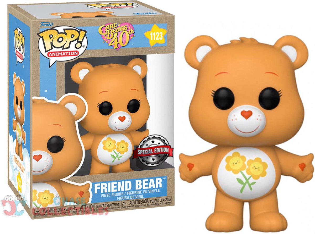 Funko-Pop-Animation Nr. 1123 – Care Bears 40. – Exklusiver Freund Bär Earth Day