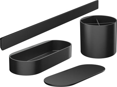 Hansgrohe Wallstoris – Badzubehör-Set, mattschwarz 27968670