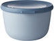 Mepal – Multi-Bowl-Cirqula-Lebensmittelbehälter – 1000 ml – rund – Nordic Blue