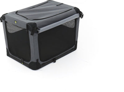 Maelson – Hundebox – faltbar – weich – schwarz – groß