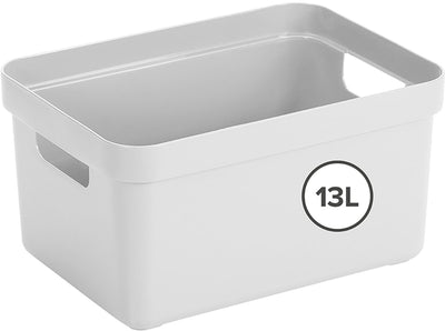 Sunware Sigma Home Aufbewahrungsbox 13l – 35 x 24,6 x 18,3 cm – weiß