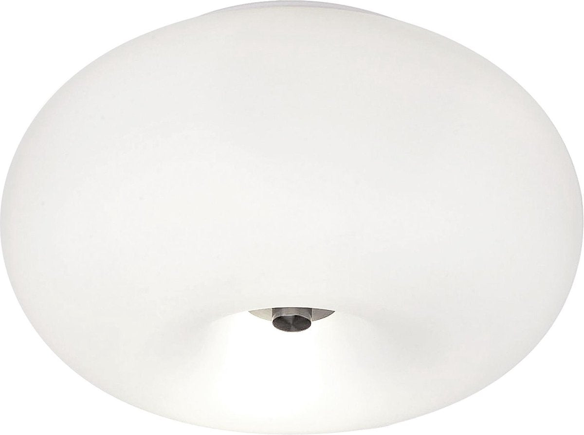 Eglo Optica - Deckenleuchte - ø280mm. - Nickel matt - weiß