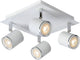 Lucide rilou - Deckenstrahler (Deckenleuchte) - LED dimmbar - gu10 - 4x5w 3000k - weiß