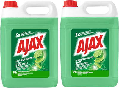 Ajax Allzweckreiniger – Limettenduft – 2 Flaschen x 5 l