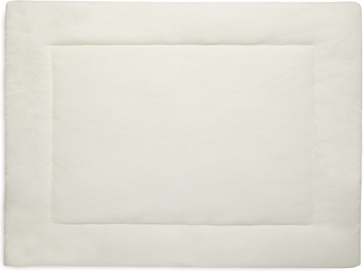 Jollein – Laufgittermatte 75 x 95 cm – Babyspielmatte – Grundstrick – Elfenbein