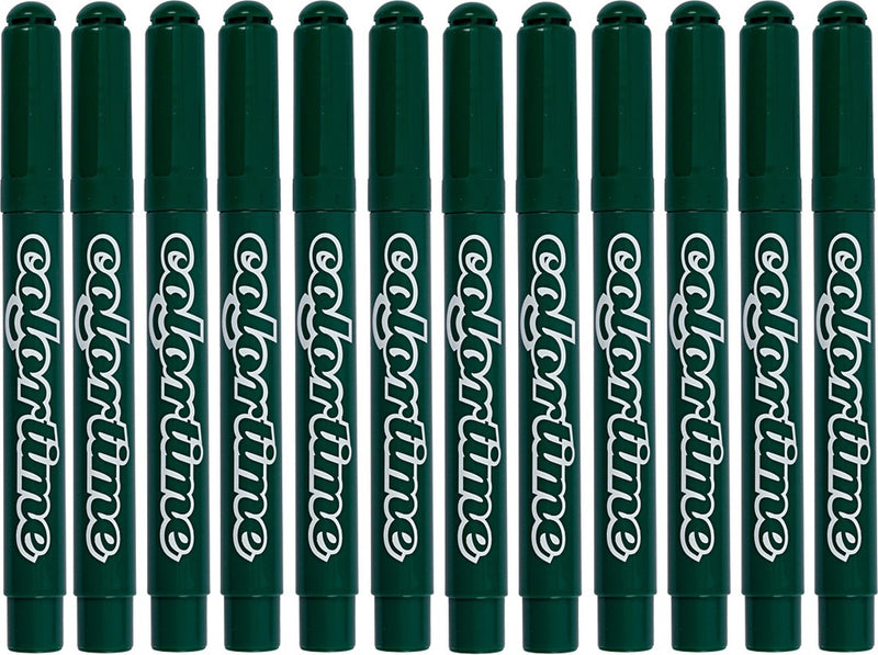 Grüne Jumbo -Marker, 12st.
