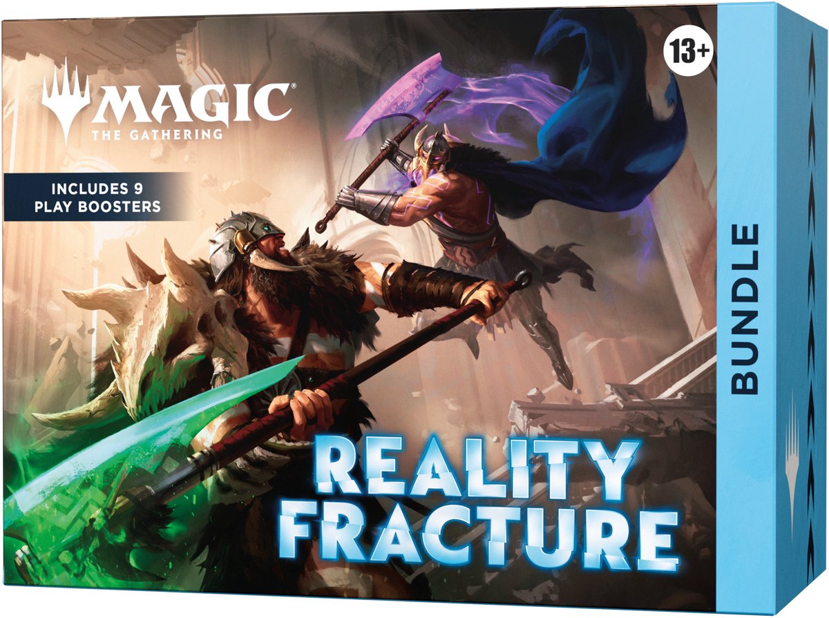 Magic the Gathering Magic: The Gathering Reality Bruchbündel | Enthält 9 Spielbooster, 30 Länder, 1 Premium-Promokarte mit Alt-Art-Motiven und exklusives Zubehör