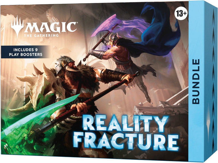 Magic the Gathering Magic: The Gathering Reality Bruchbündel | Enthält 9 Spielbooster, 30 Länder, 1 Premium-Promokarte mit Alt-Art-Motiven und exklusives Zubehör