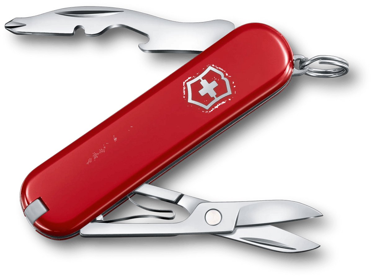 Victorinox Jetsetter Taschenmesser - 7 Funktionen - Rot