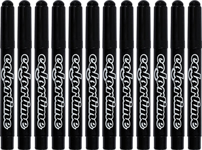 Black Jumbo Marker, 12st.