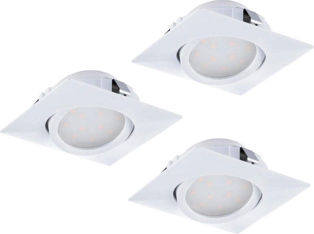 Eglo Pineda - Einbauleuchte - 3 Lichter - Weiß