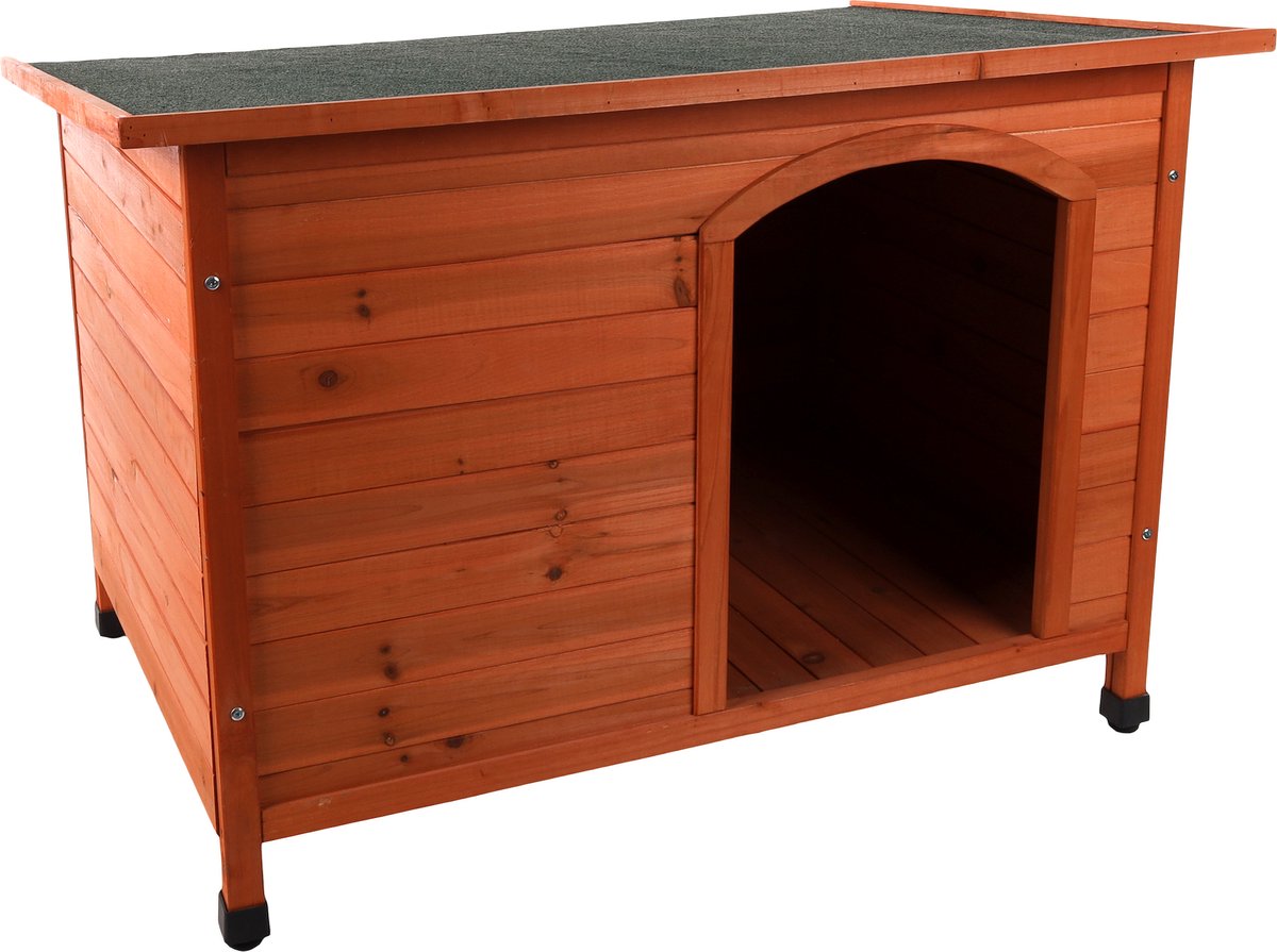 Flamingo Hundehütte Plano - Braun - 82 x 116 x 79 cm