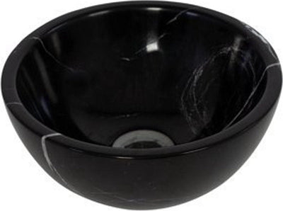 Plieger Mini-Rundwaschbecken – 26 x 26 x 12 cm – schwarzer Marmor
