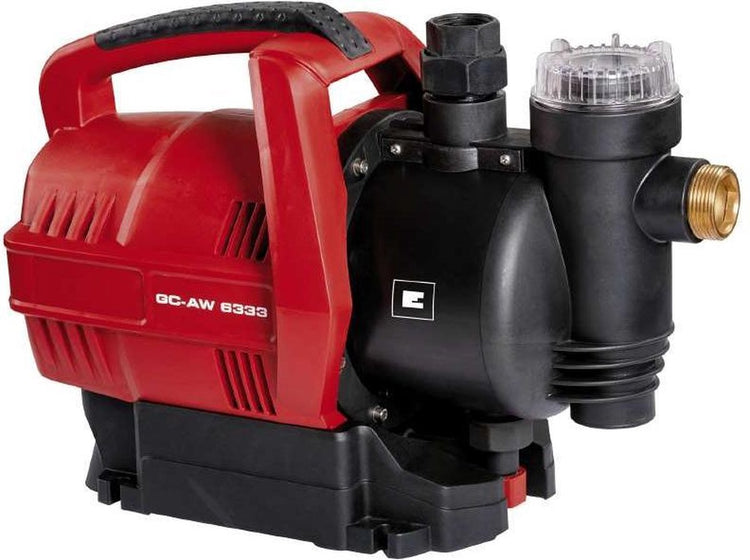 Einhell Elektro-Automatik-Gartenpumpe GC-AW 6333 – 630 W – 3,6 bar – 3.300 l·h – max. Förderhöhe: 36 m - max. Saughöhe: 8 m - Automatikfunktion