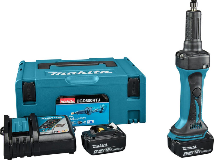 Makita dgd800rtj Akku-Geradschleifer | 18 V 5,0 Ah – dgd800rtj