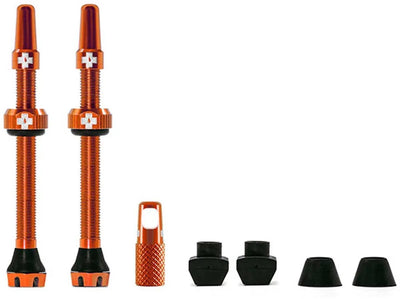 Muc-Off Muc Off Tubeless Ventil V2 SV (44mm) Farbe: Orange Aluminium