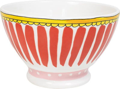 Blondes Amsterdam, gerade aufholend, Vintage-Schale rosa 15cm