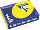 Clairefontaine Trophäe intensiv, farbiges Papier, A4, 210 g, 250 Blatt, Sonnenuntergangsgelb