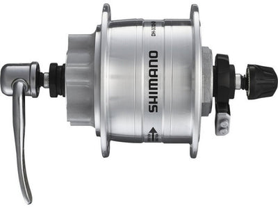 Shimano Dynamonaaf 36 Löcher HD-3D32 3 Watt für 6 Kämpfe Bremsscheibe Schnellfreisetzung Silber