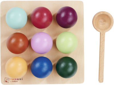 Eichhorn - edukatives Spiel - Montessori-Sortierbälle