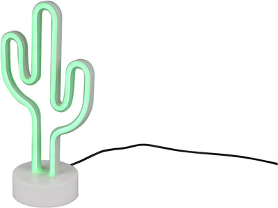 RL live your light Reality Kaktus - Tischleuchte - weiß - inkl. 1x SMD 1,5 W - USB-Anschluss - nicht dimmbar - für Batteriebetrieb geeignet