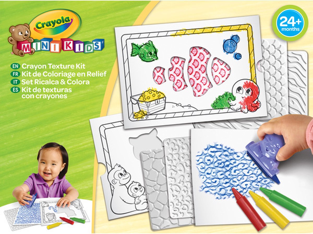 Goliath Crayola Buntstift-Textur-Set – Buntstift-Relief-Farbset