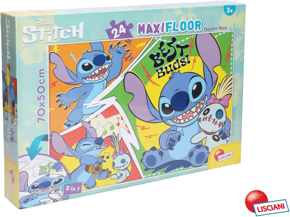 Lisciani Disney Puzzle DF Maxi Floor 24 Lilo Stitch