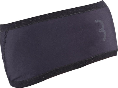 BBB Cycling Thermo-Stirnband Herren und Damen – Thermo-Stirnband zum Radfahren – ergonomisch geformt – 5–10 °C – Schwarz – Universalgröße – BBW-300