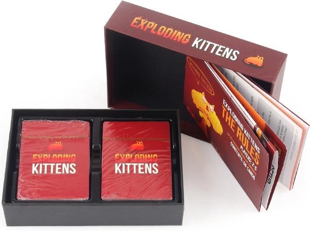 Exploding Kittens Originalausgabe – Englisches Kartenspiel