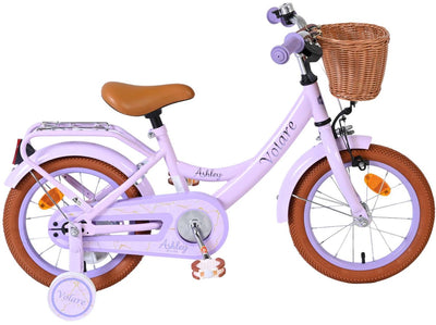 Volare Ashley Kinderfahrrad – Mädchen – 14 Zoll – Flieder