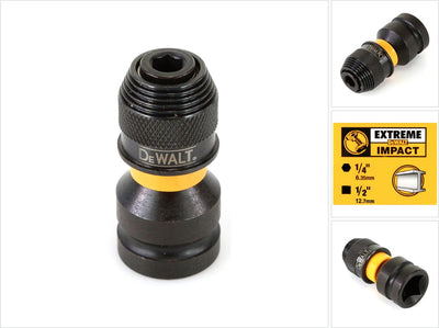 Imp Dewalt Zubehör Act Impact Nut Adapter 1 2 auf 1 4 Sechskant – DT7508-QZ