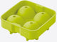 Point-virgule -silicone ice ball mold for 4 ice balls - green - ø 6cm