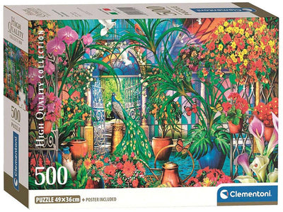 Clementoni Puzzle Die Gewächshausbauer, 500st.