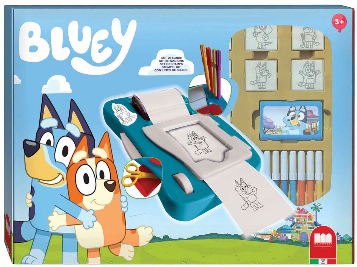 Multiprint Bluey Sticker Machine Set