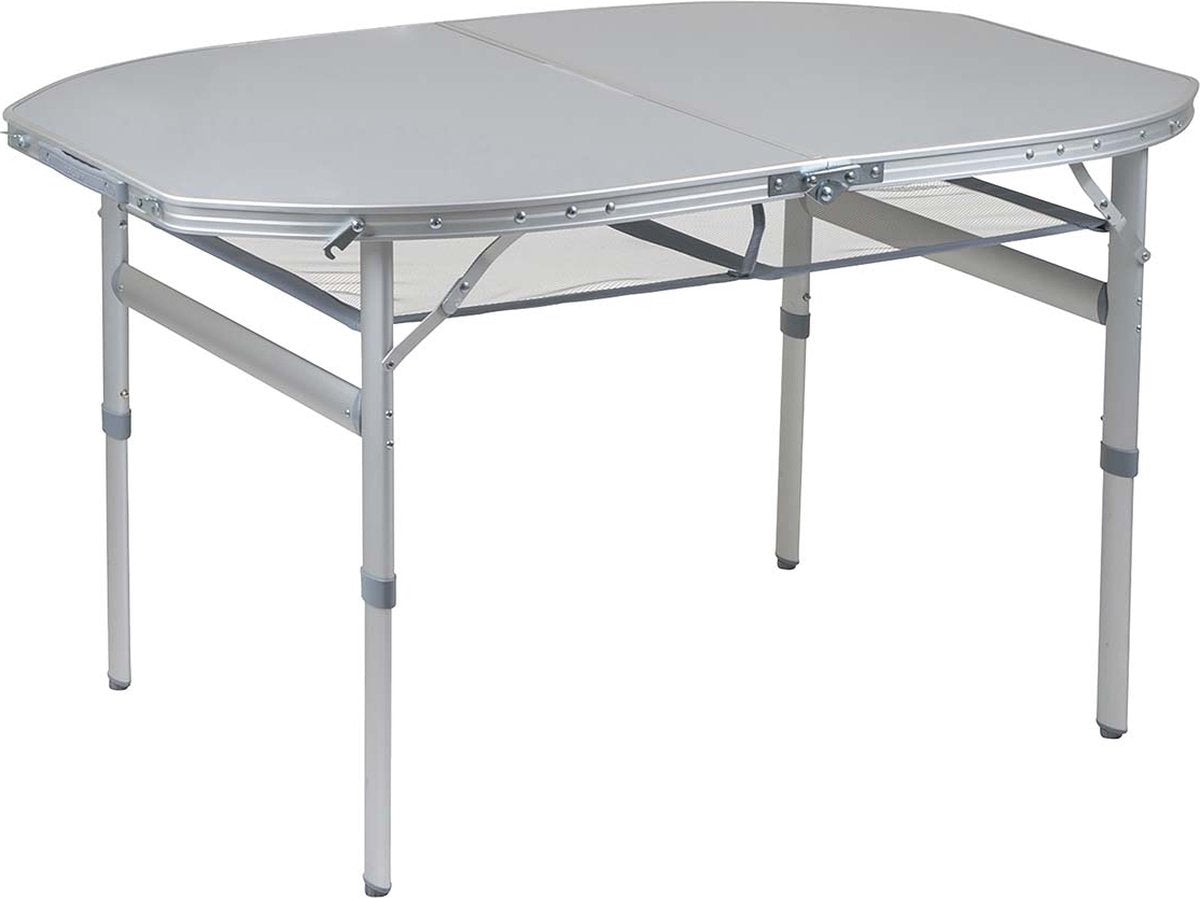 Bo-camp - table - premium - oval - suitcase model - 120x80 cm